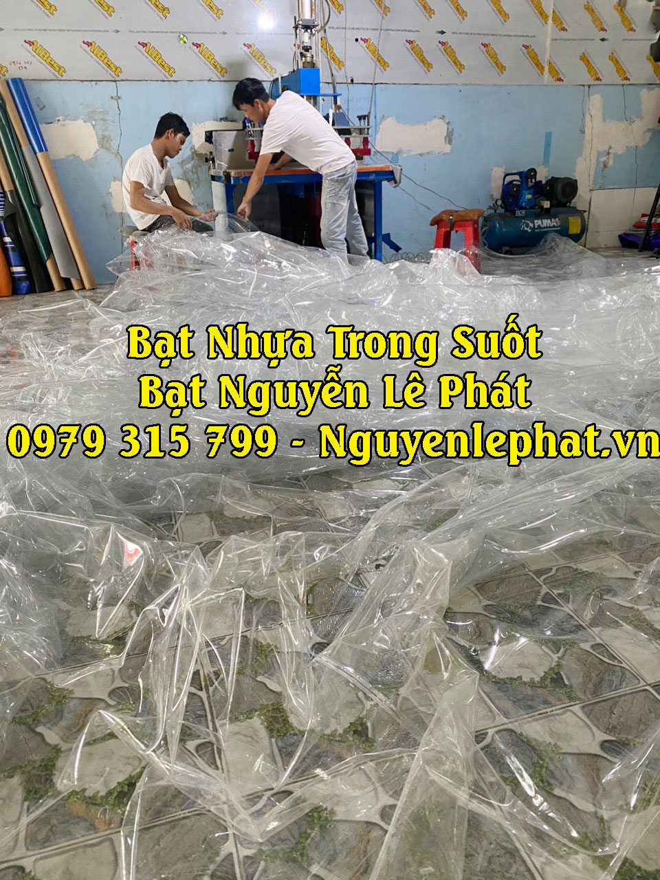 bạt che nắng mưa trong suốt