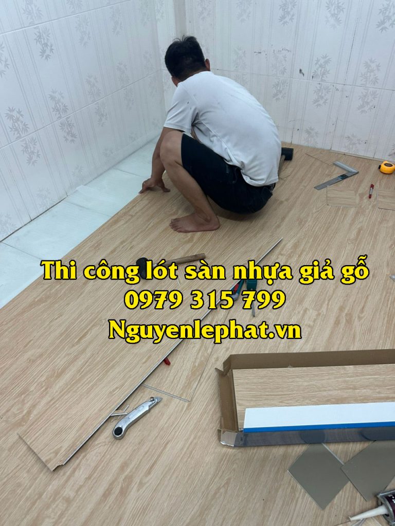 sàn nhựa giả gỗ quận 7