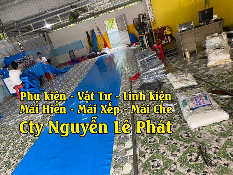 May Ép Bạt Kéo Di Động Bạt Mái Hiên Mái Xếp tại Phú Quốc Kiên Giang