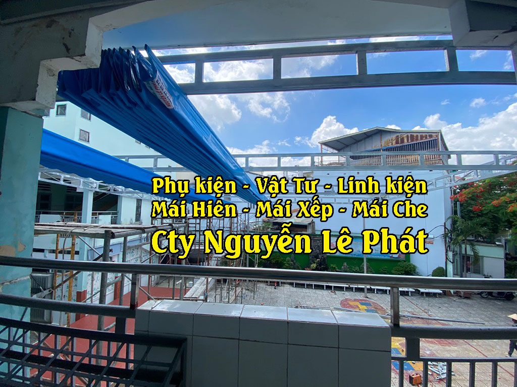 Mái che xếp, mái hiên di động quận Thủ Đức giá rẻ, chất lượng