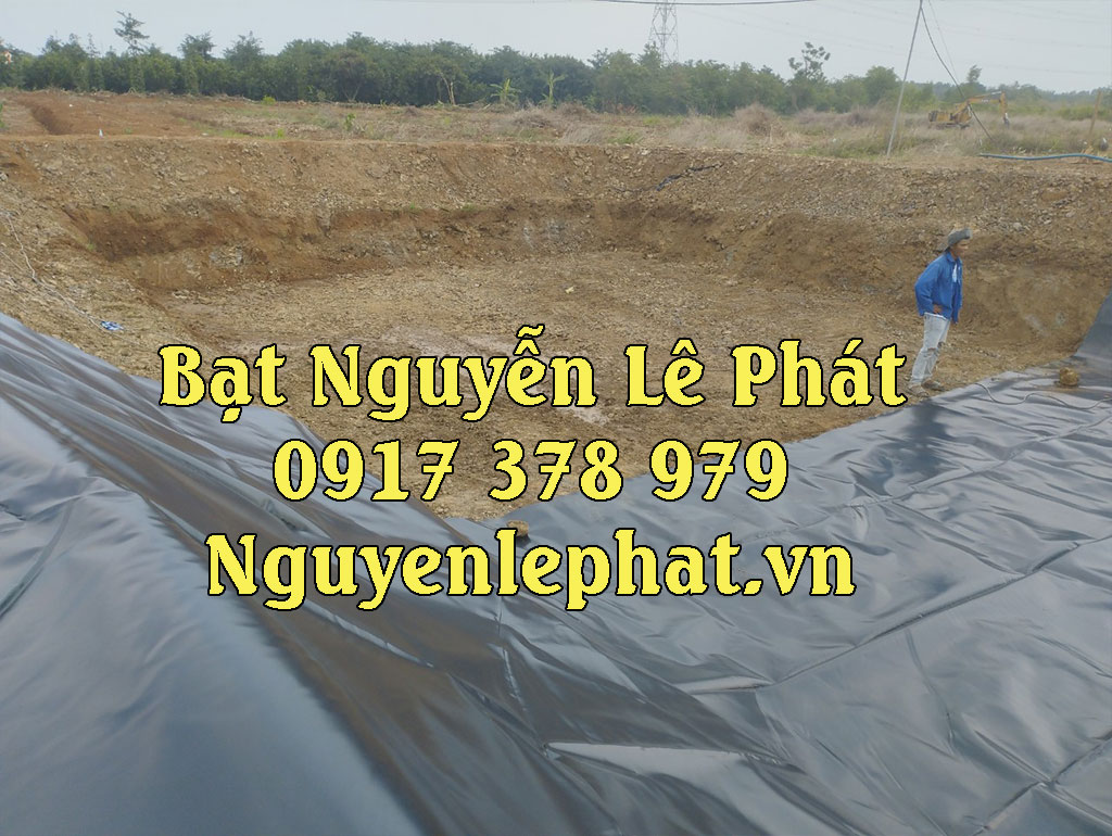 Thi công lót bạt hồ nuôi cá