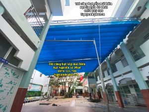 Lắp Đặt Mái Hiên Bạt Xếp Tại Quận Thủ Đức