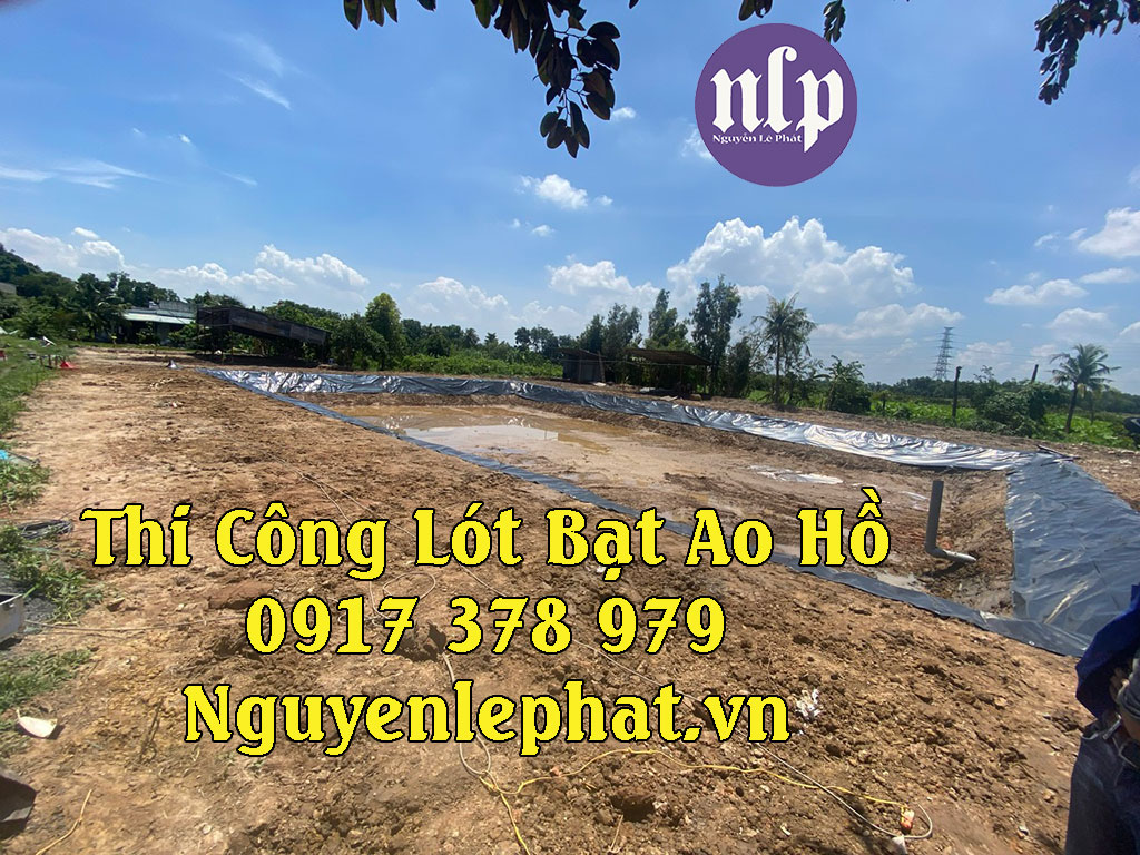 Bạt lót ao hồ tại Tân Phú