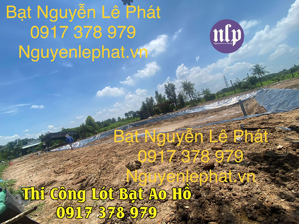 Bạt lót ao hồ tại Tân Phú