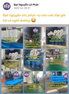 Bạt Lót Ao Hồ Chứa Nước Nuôi Cá tại Quãng Bình