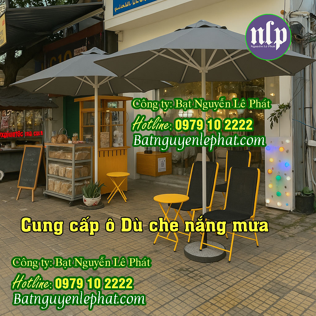Dù Che Nắng Mưa Ngoài Trời Quán Cafe-Cà Phê Quận 12 Dù Che Nắng Quận 12