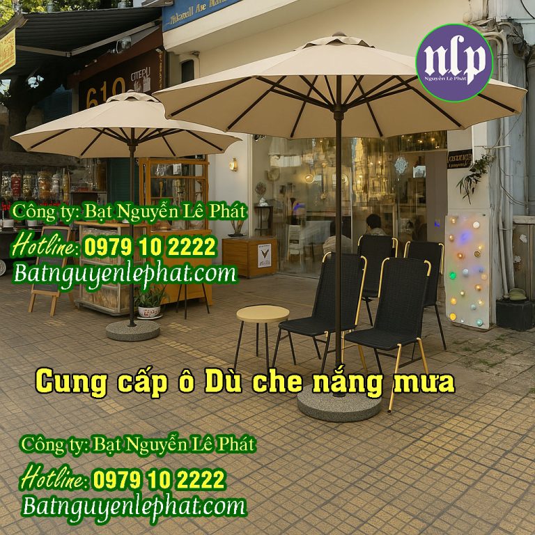 Dù Che Nắng Mưa Ngoài Trời Quán Cafe-Cà Phê Quận 7 HCM