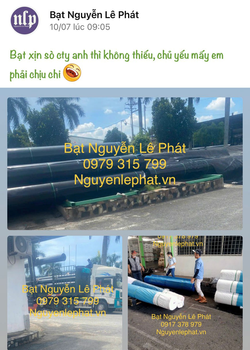 Giá bạt HDPE lót hồ