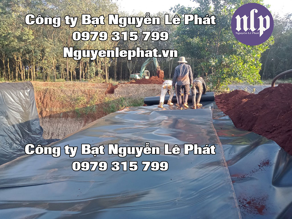 Thi công lót bạt HDPE