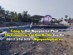 Bạt Lót Ao Hồ Chứa Nước Nuôi Cá Tôm Tại Trà Vinh