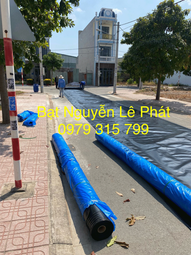 Màng Bạt Nhựa HDPE Đen 2 Mặt Chống Thấm Nước Giá Rẻ