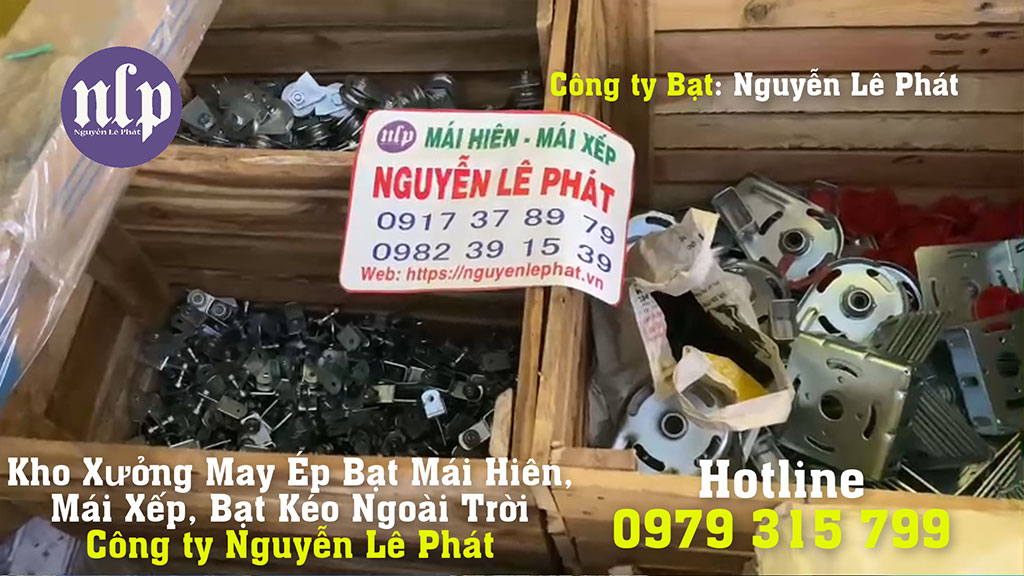 Phụ Kiện May Bạt Mái Hiên Mái Xếp Bạt Kéo