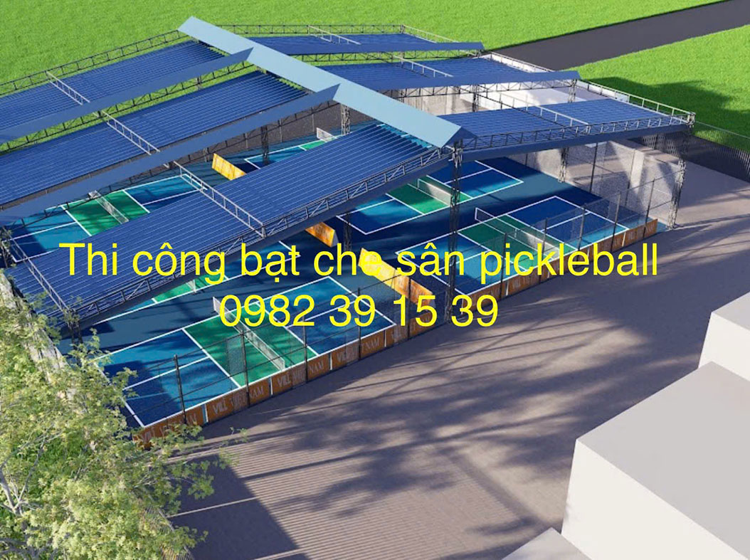 mái che sân chơi Tennis Pickleball Quận 7 Nhà Bè mái che sân chơi Tennis Pickleball Quận 7 Nhà Bè