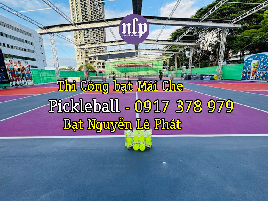 mái che cho sân chơi Pickleball Biên Hòa