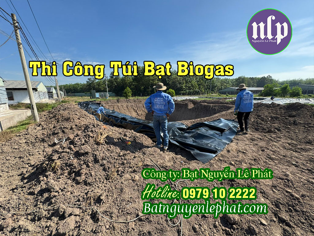 Túi biogas HDPE chuyên dụng tại Thái Nguyên