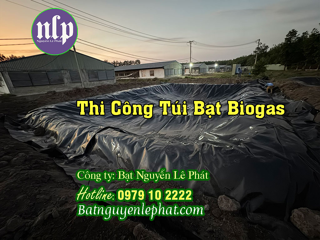 Thi công túi khí Biogas tại Thái Nguyên