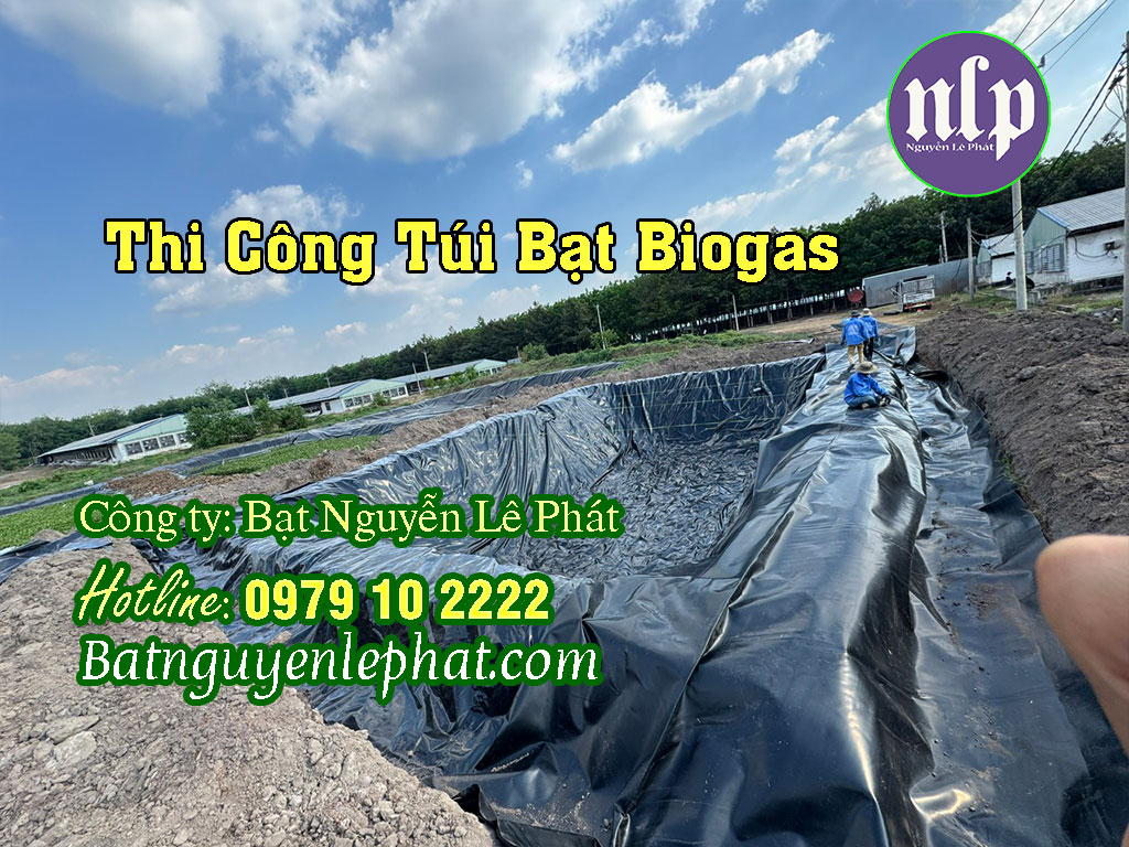 Thi công túi biogas tại Lạng Sơn