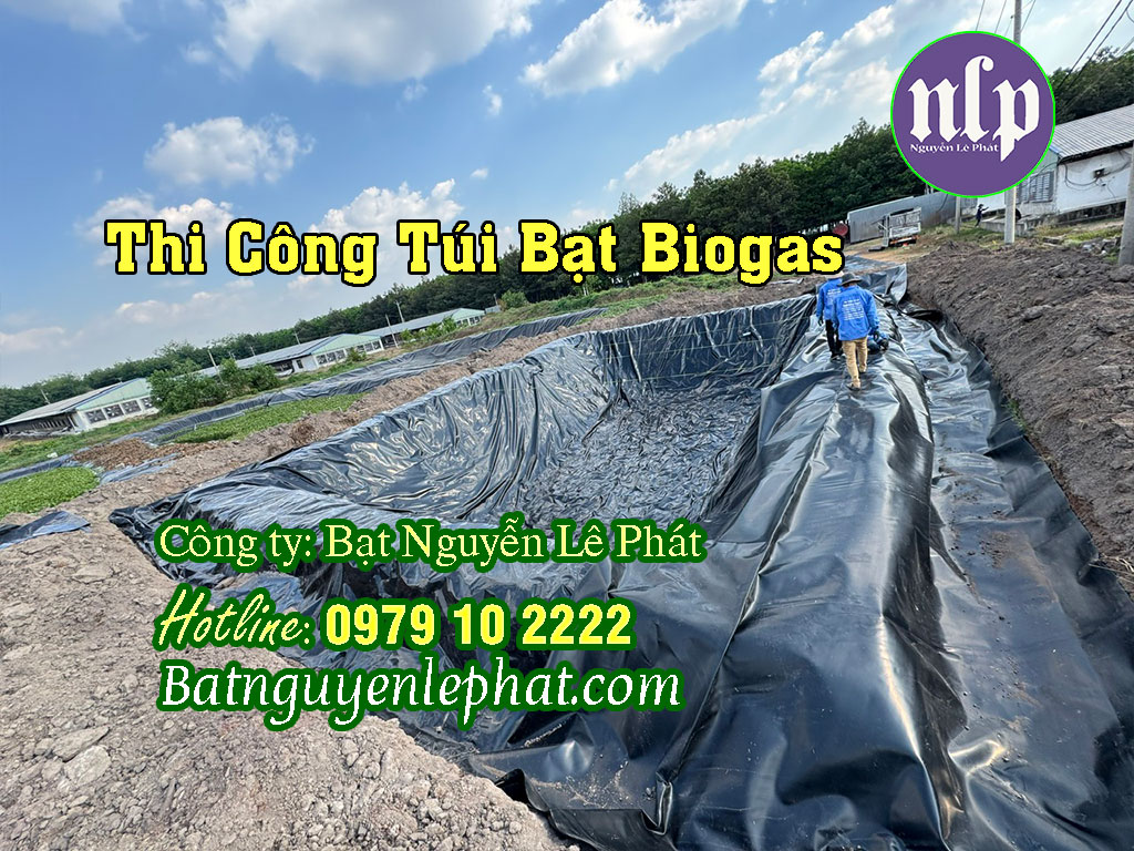 Túi biogas Xử Lý Chất Thải Nuôi Heo, Gà Vịt tại Lâm Đồng, Bảo Lộc