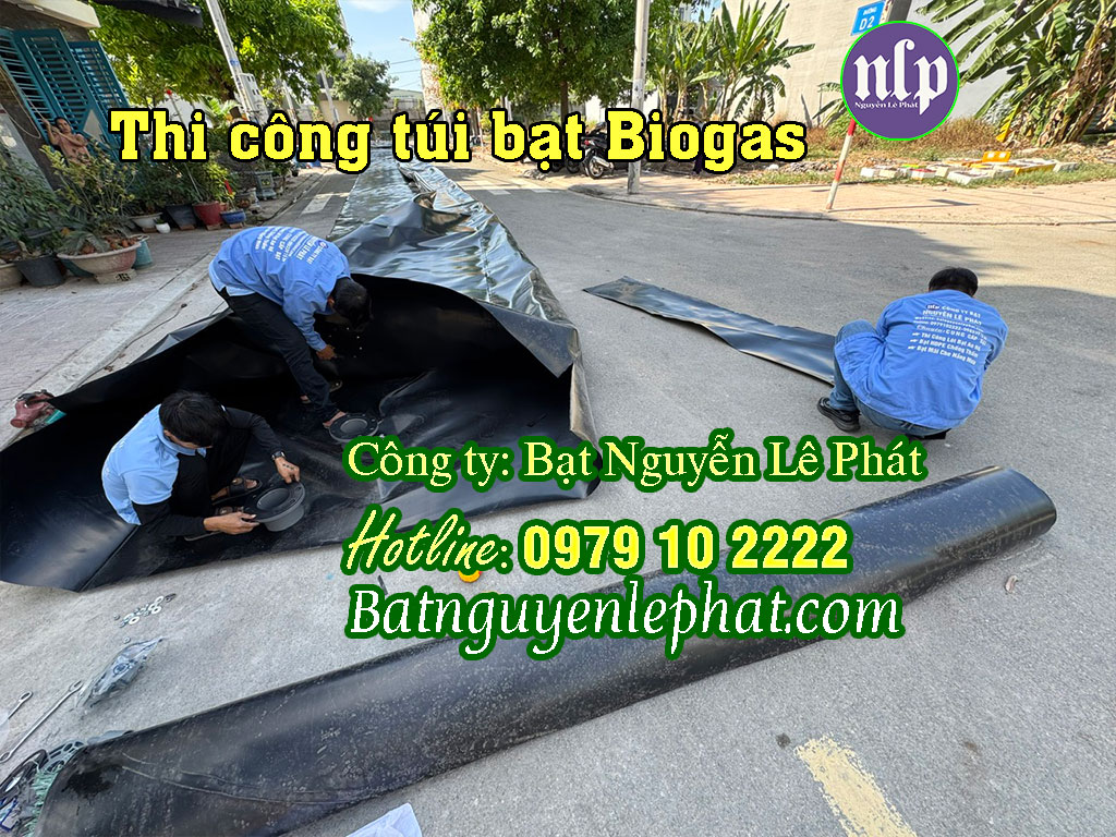 Lắp Đặt Túi Biogas Xử Lý Chất Thải Chăn Nuôi Tại Thái