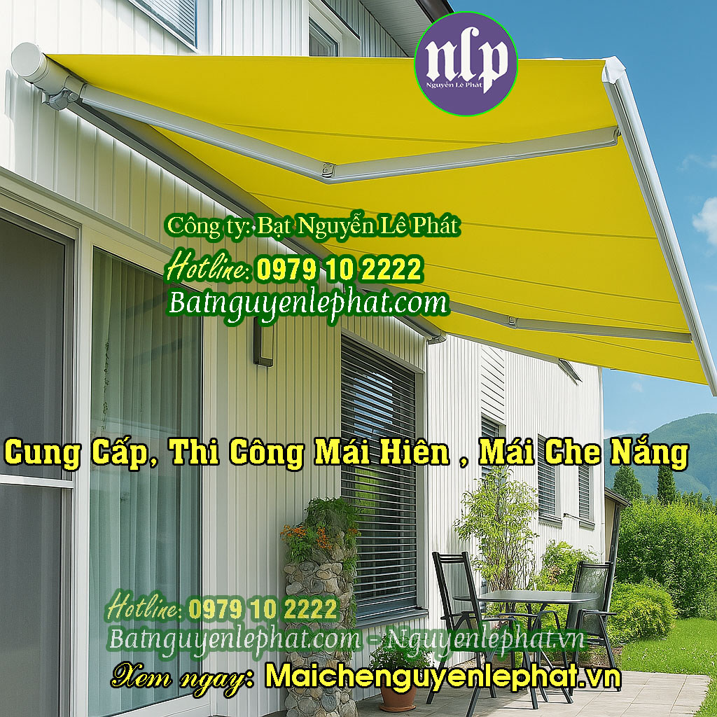 cung cấp bạt che mưa nắng tại Đà Lạt