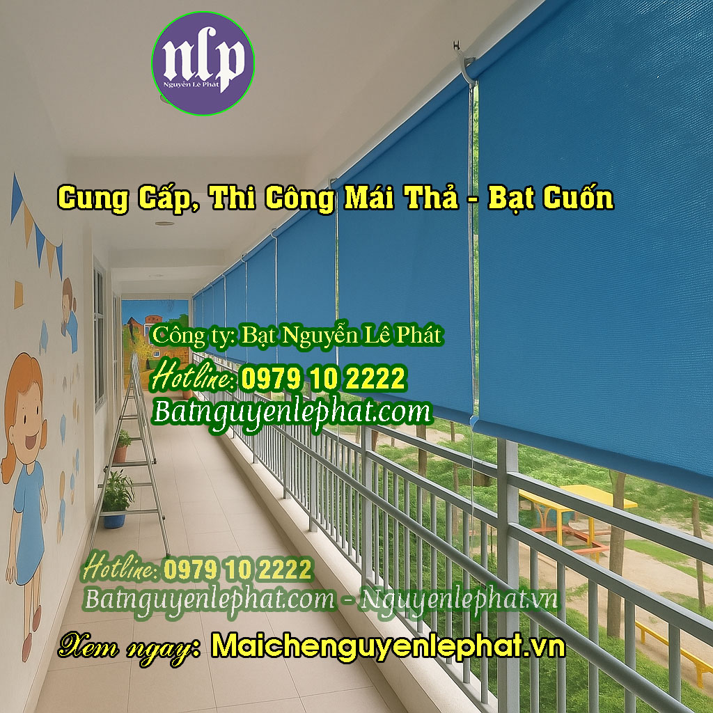 Bạt mái thả tự cuốn Dĩ An Bạt mái thả tự cuốn Dĩ An