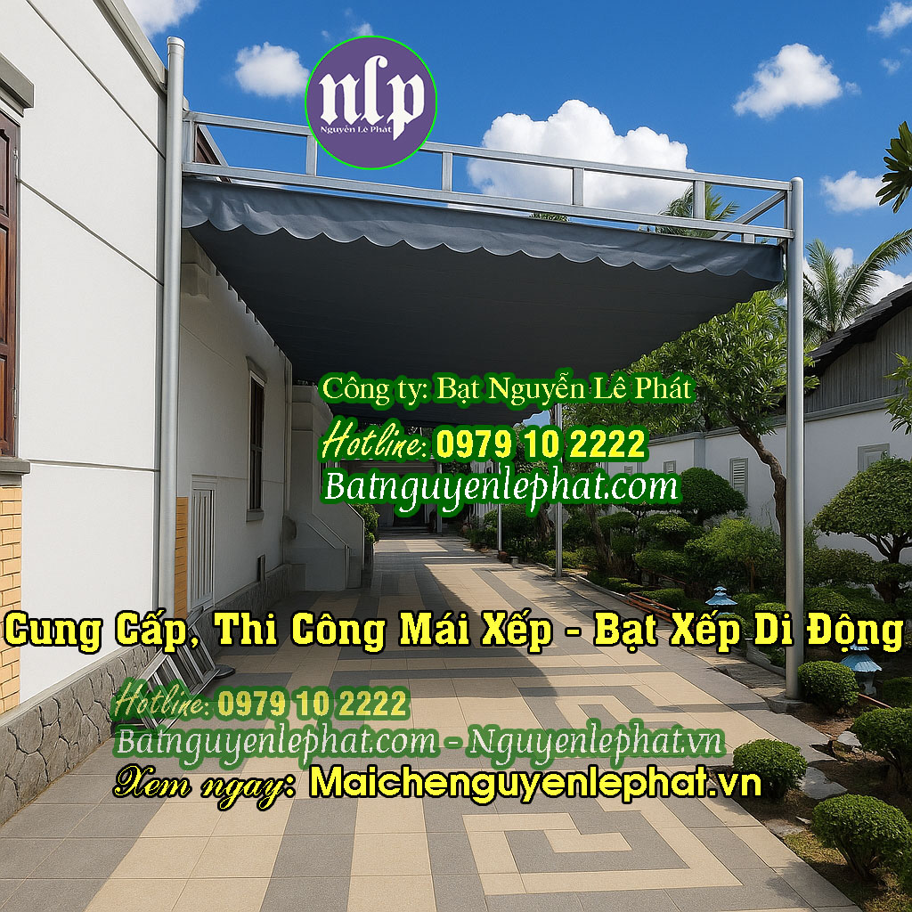 Thi Công Mái Che, Bạt Kéo Di Động Ngoài Trời Quận 9 HCM Thi Công Mái Che, Bạt Kéo Di Động Ngoài Trời Quận 9 HCM