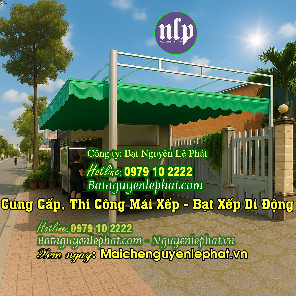 Lắp Mái Che Bạt Xếp Kéo Di Động tại Quận Thủ Đức HCM Lắp Mái Che Bạt Xếp Kéo Di Động tại Quận Thủ Đức HCM
