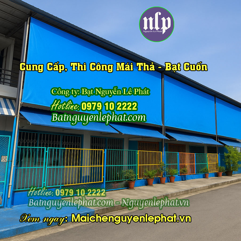 Mẫu bạt quay che nắng mưa ngoài trời Mẫu bạt quay che nắng mưa ngoài trời