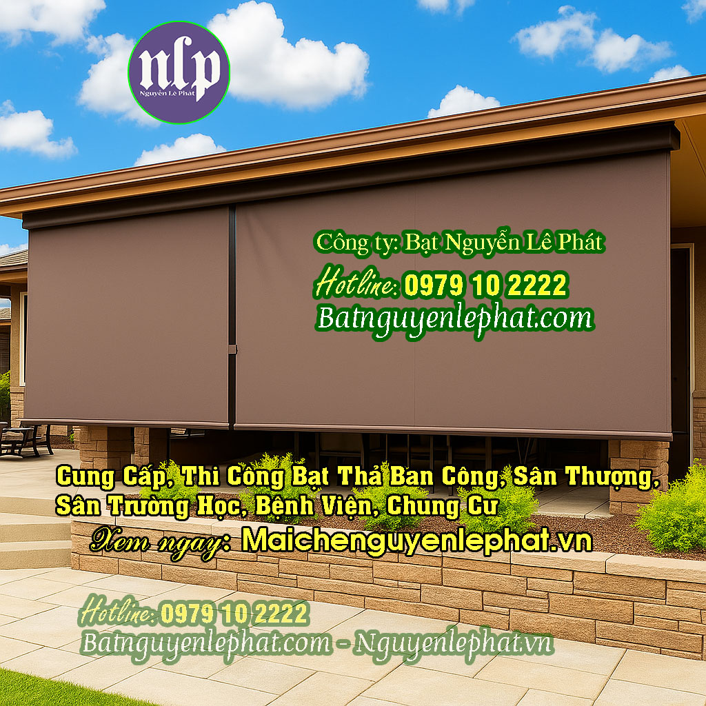 thi công bạt cuốn Đà Lạt