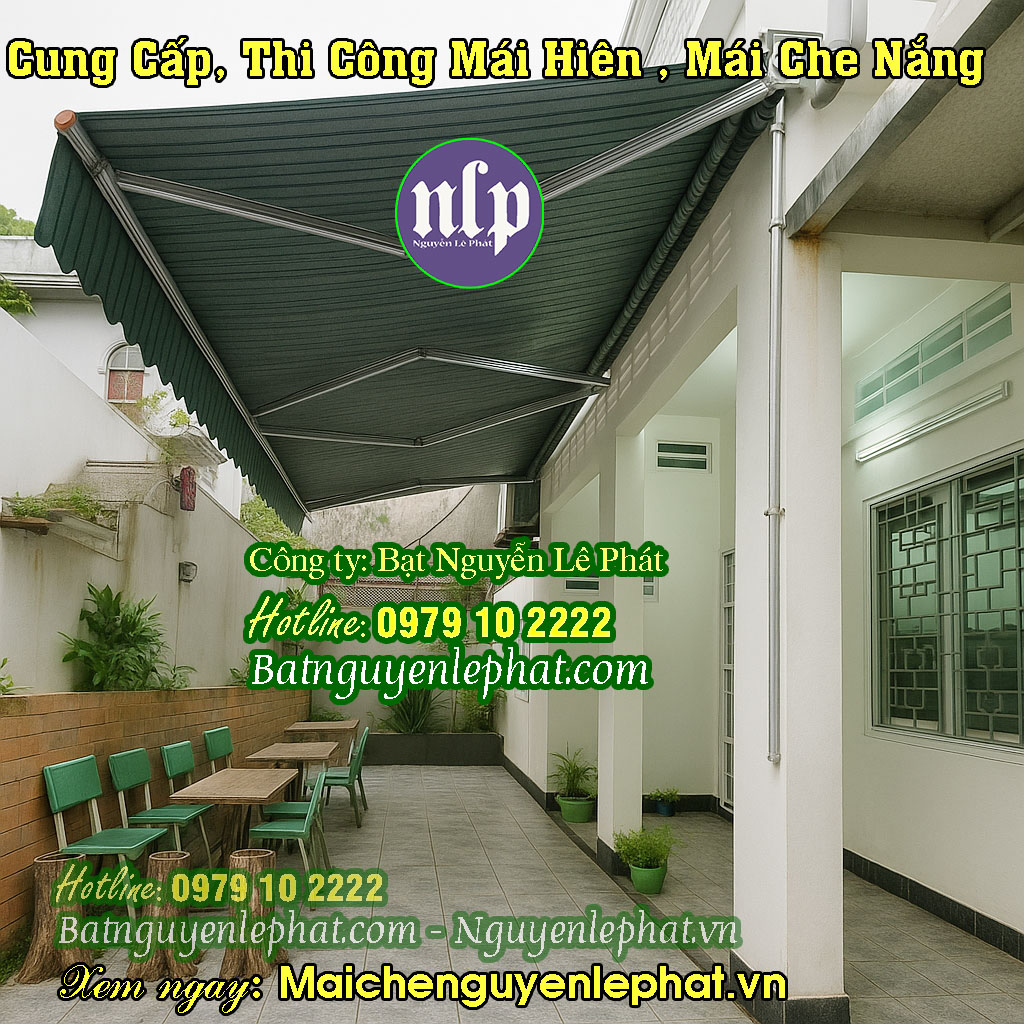 Mái hiên tay quay Dĩ An Mái hiên tay quay Dĩ An