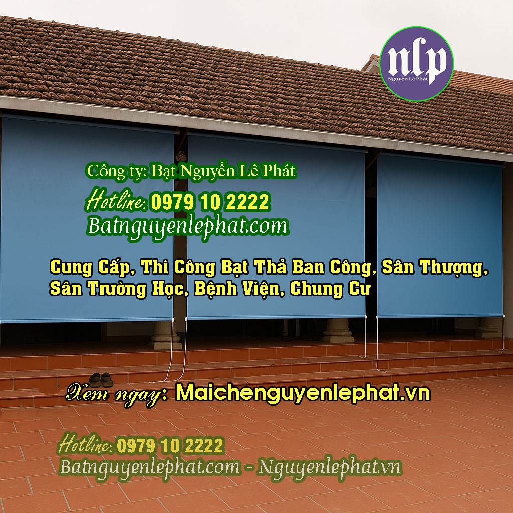 Bạt che nắng mưa tự cuốn tại Dĩ An Bạt che nắng mưa tự cuốn tại Dĩ An