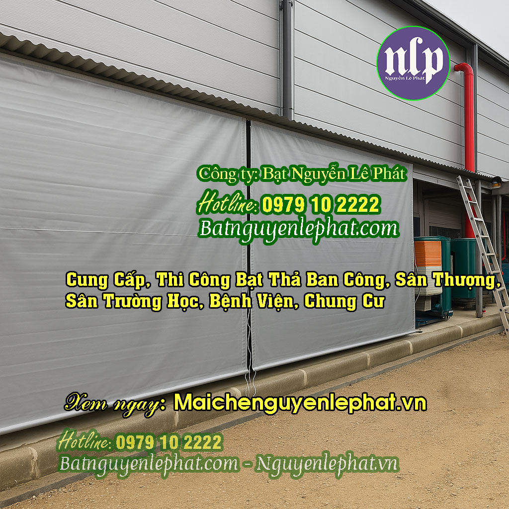 Lắp Rèm Mái Bạt Thả Tự Cuốn Che Nắng tại Biên Hoà Lắp Rèm Mái Bạt Thả Tự Cuốn Che Nắng tại Biên Hoà
