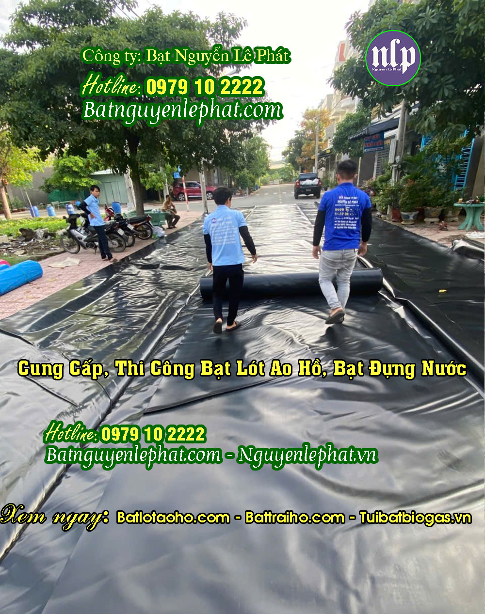 Bạt Lót Ao Hồ Chứa Nước Hớn Quản Tưới Cây Bạt lót hồ Tôm TPHCM
