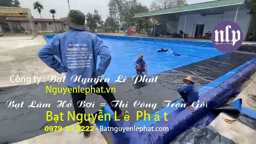 Bạt Xanh Đen Lót Hồ Bơi Bình Dương Bạt Xanh Đen Lót Hồ Bơi Bình Dương