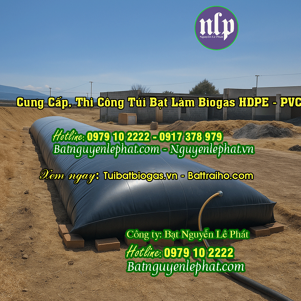Túi Biogas tại Bình Phước Cho Trang Trại Heo Vịt Túi Biogas tại Bình Phước Cho Trang Trại Heo Vịt
