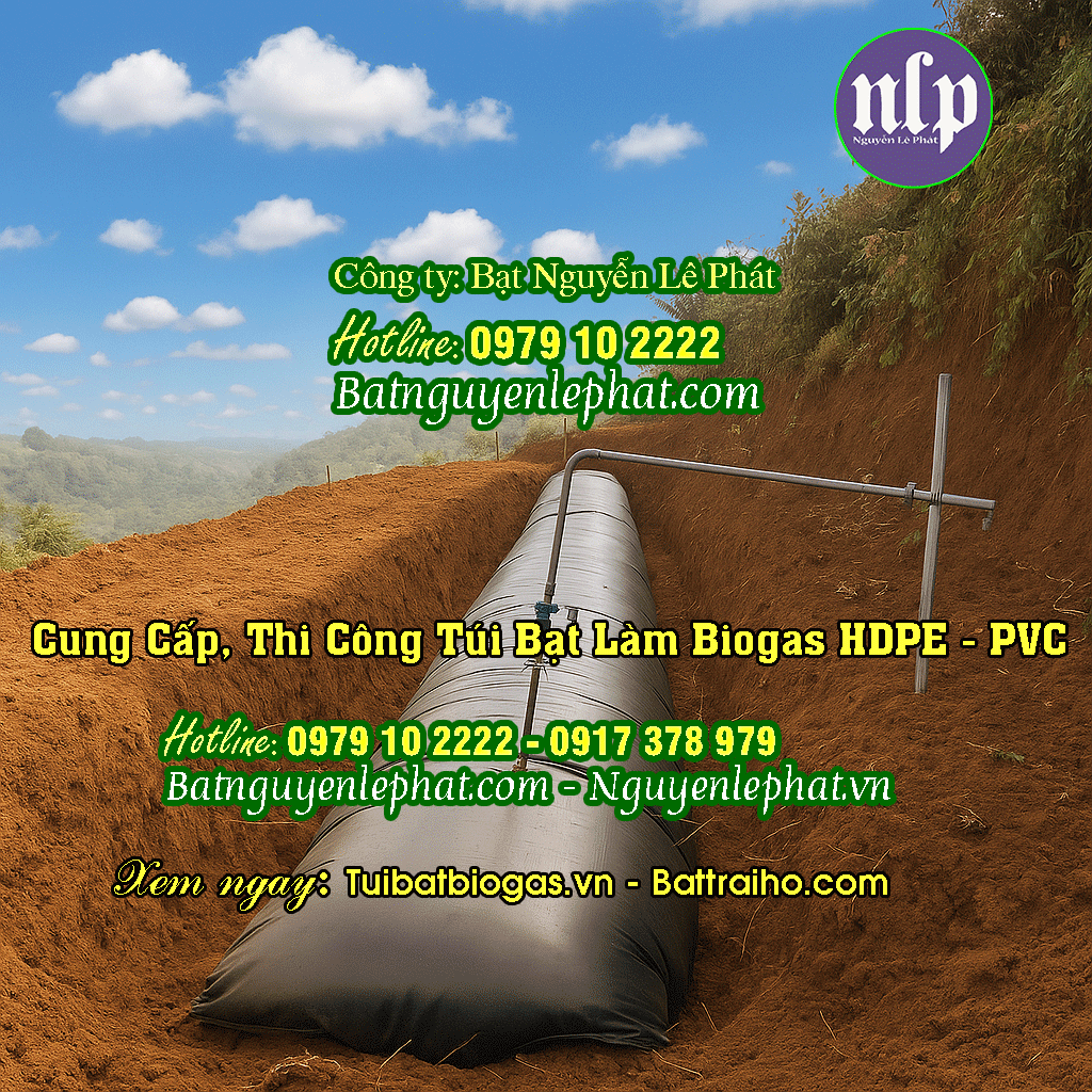 Túi Biogas Trà Vinh Túi Biogas Trà Vinh