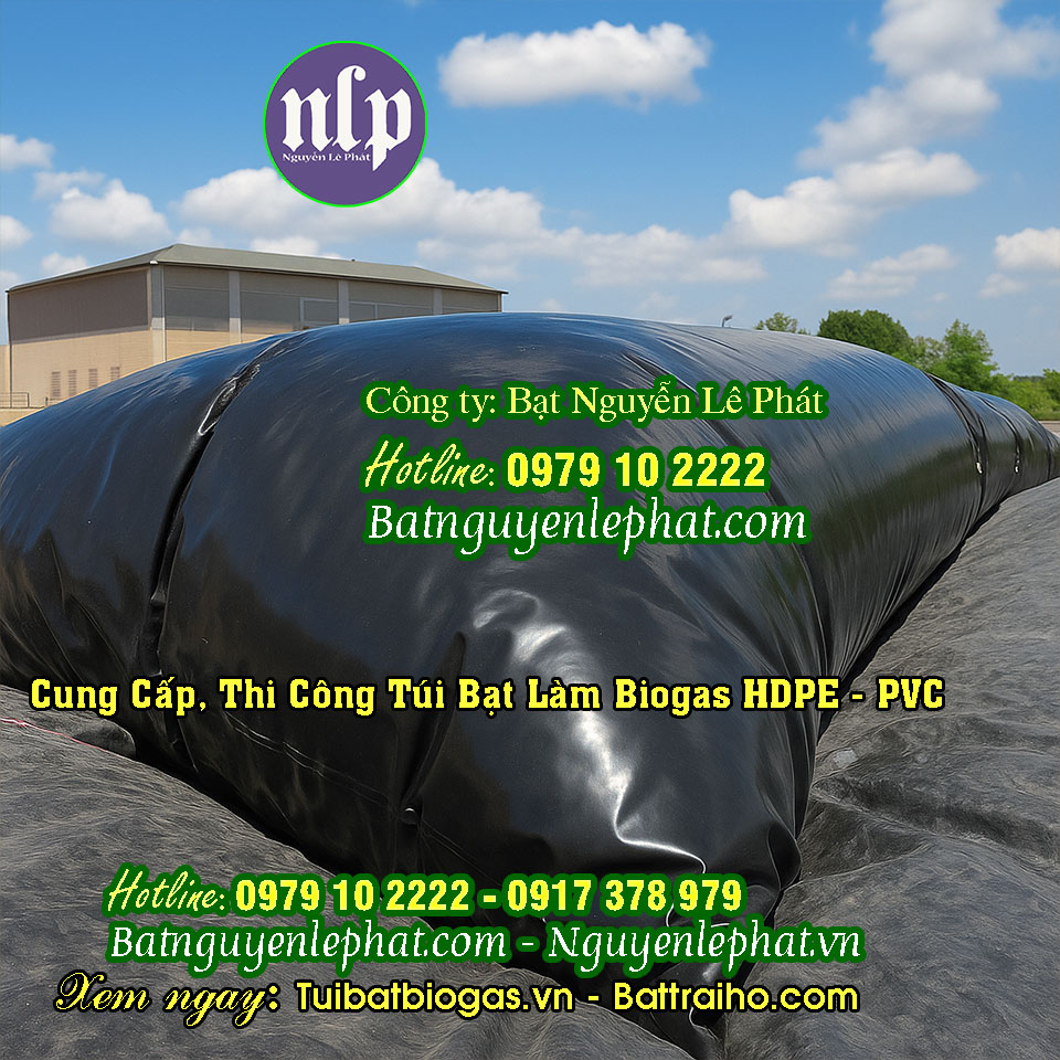 Thi Công Hầm Biogas Bằng Bạt HDPE Thi Công Hầm Biogas Bằng Bạt HDPE