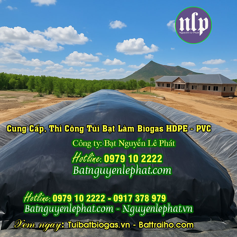 Túi biogas HDPE Hộ Gia Đình