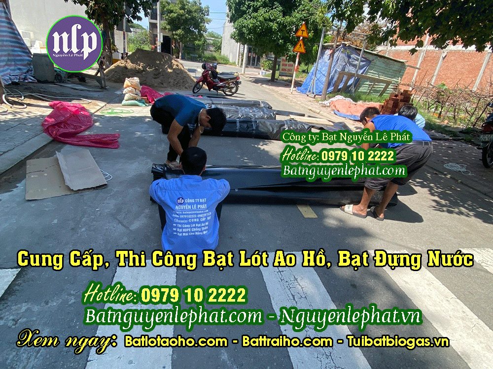 Bạt Nhựa HDPE Lót Ao Hồ Chứa Nước Tưới Cây , Nuôi Cá Tại Kon Tum