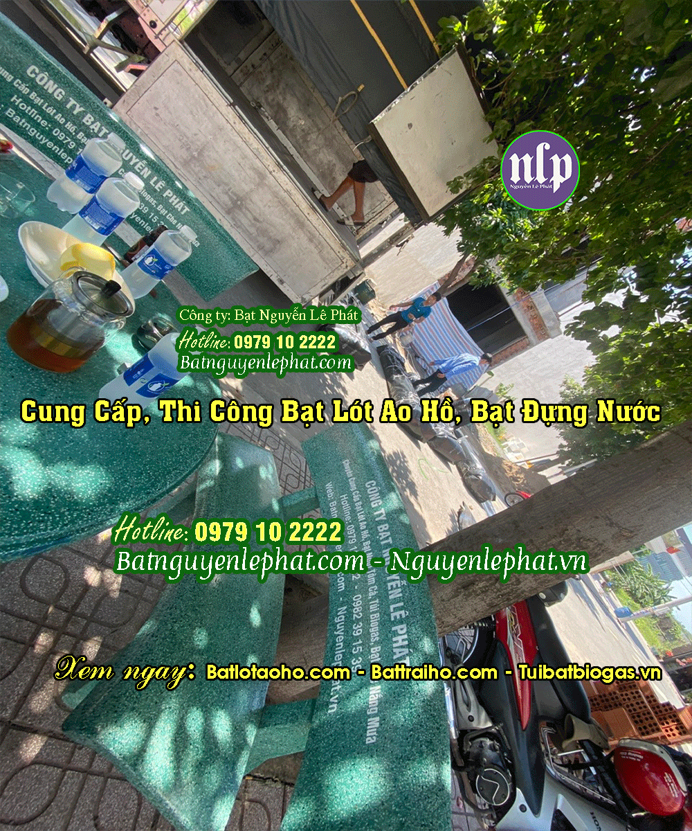 bạt lót hồ tại Trảng Bom