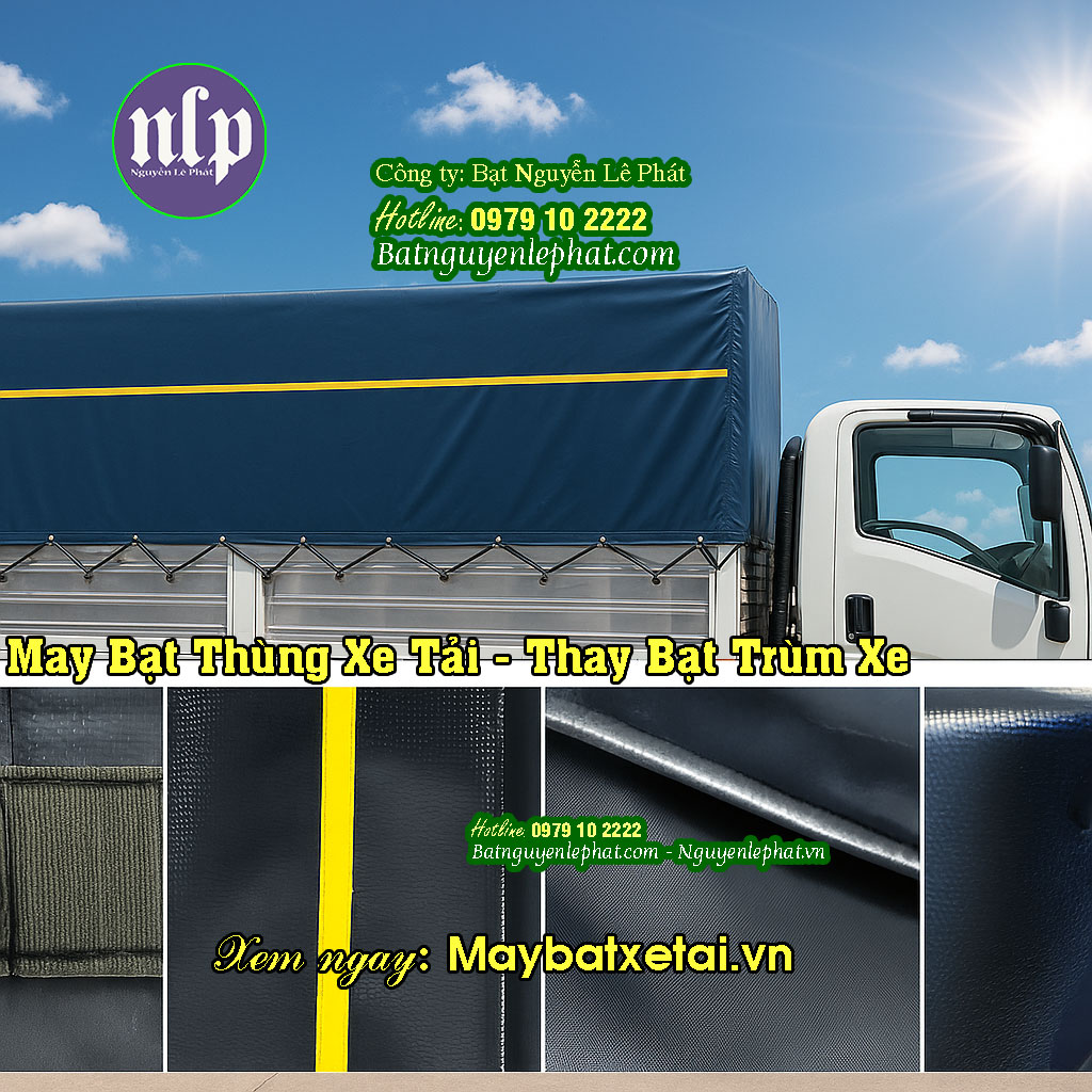 May bạt thùng xe tải Phú Lợi May bạt thùng xe tải Phú Lợi
