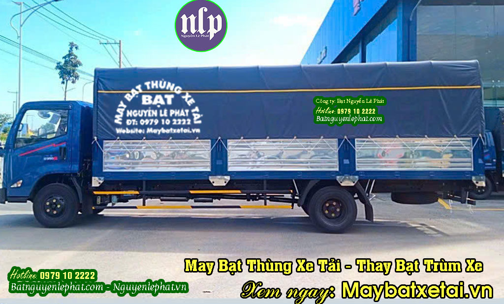 Máy ép bạt xe tải