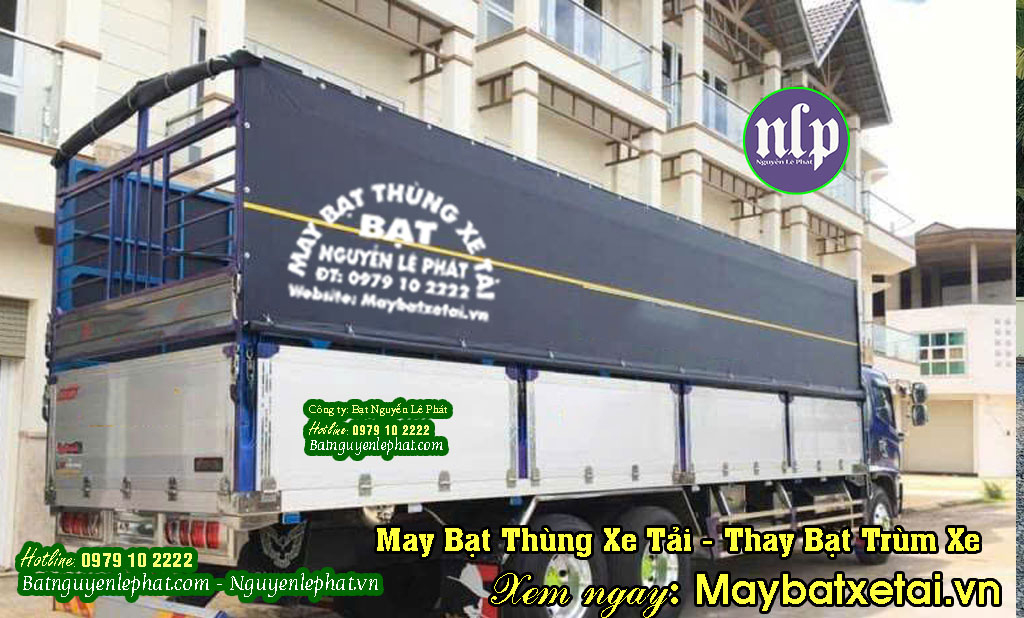 thay bạt thùng xe tải bị rách